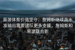 易游体育价值坚守：詹姆斯继续高水准输出需要团队更多支援，詹姆斯和易建联合影